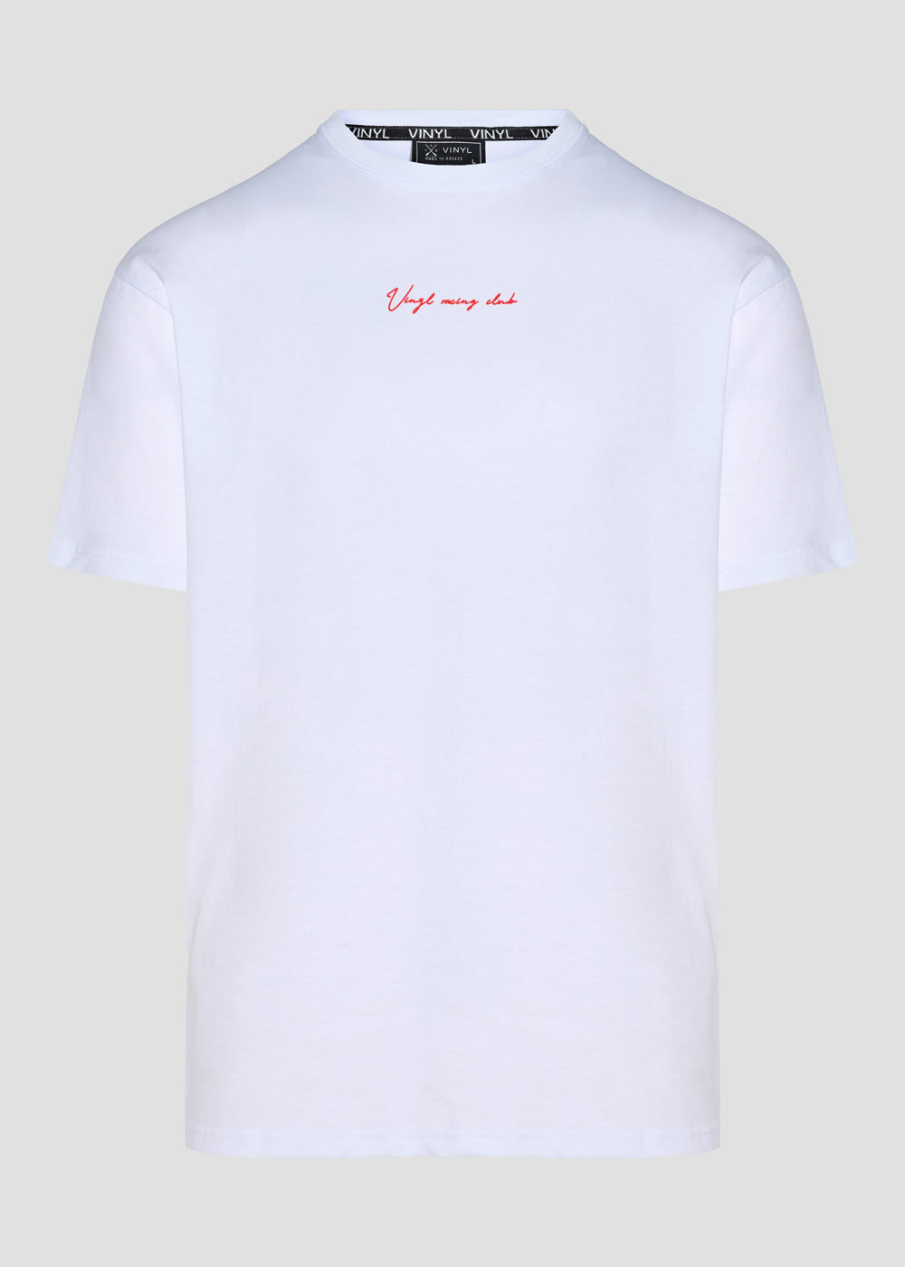 Vinyl T-shirt with white print cotton regular fit - golden aura t-shirt - limited edition