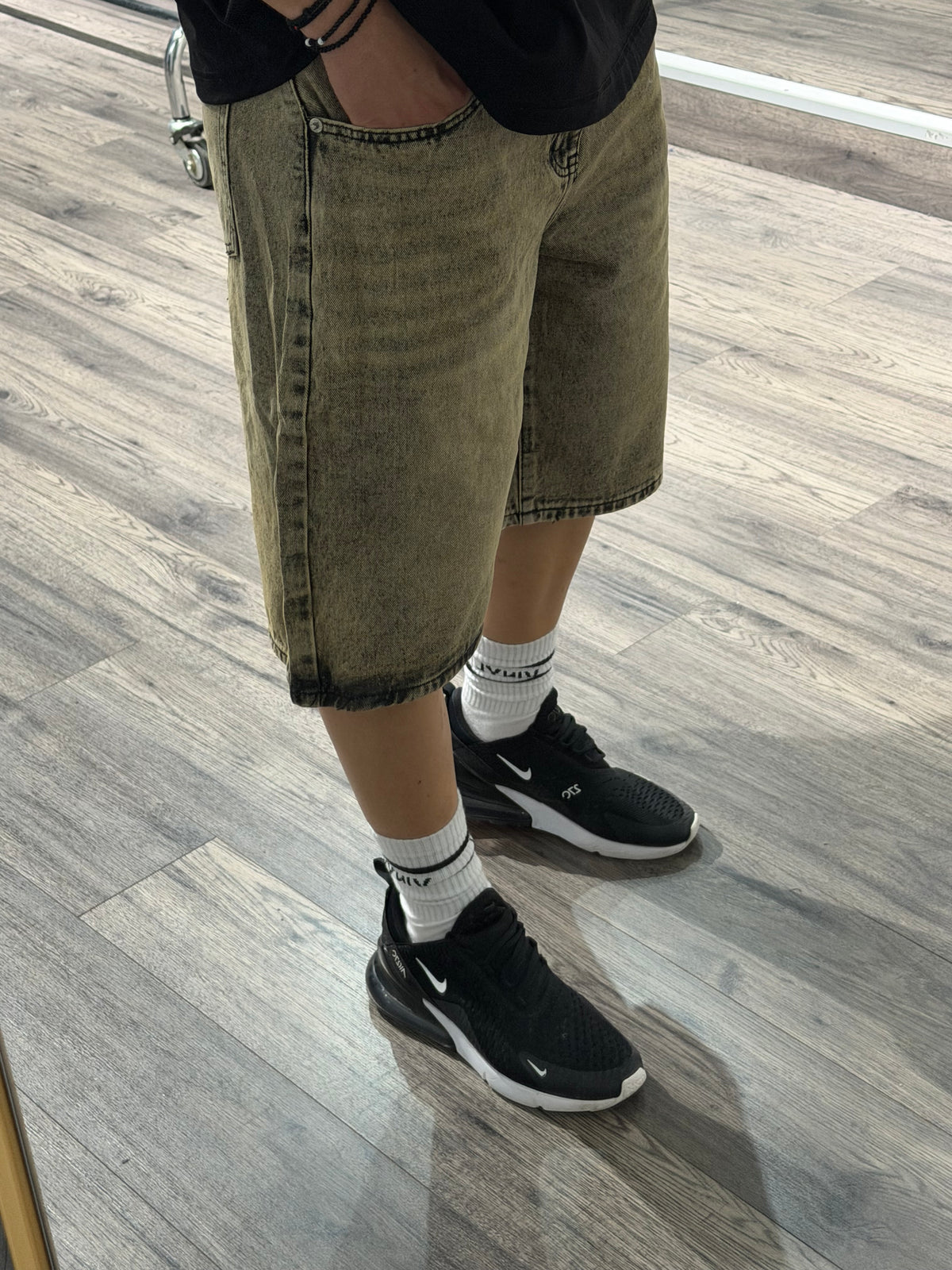 Fade Baggy Denim Shorts