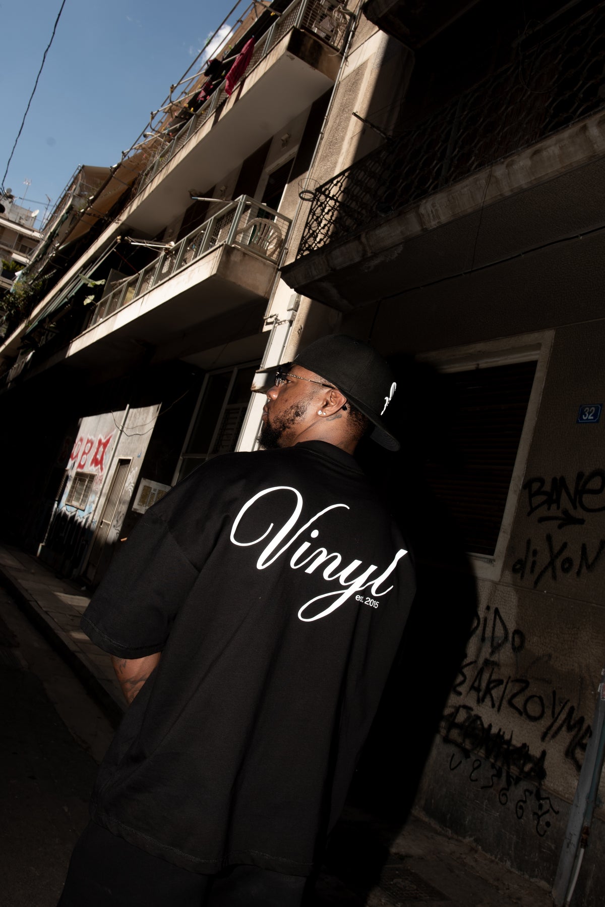 Prime horizon t-shirt black - oversized fit