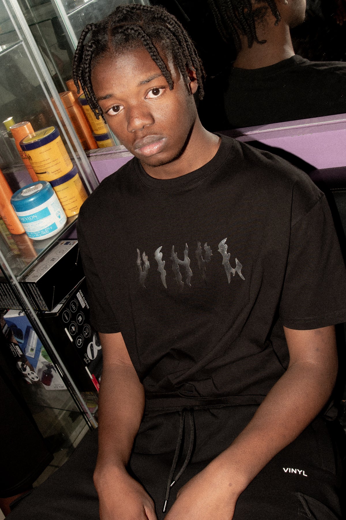 Urban echo t-shirt black - regular fit