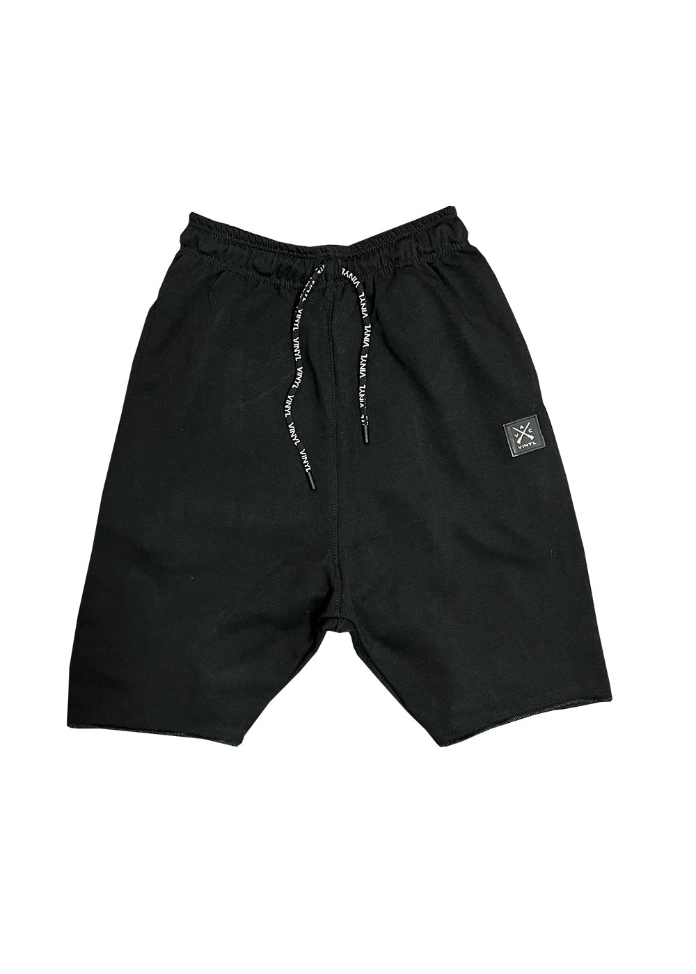 Vinyl βερμουδα μαυρη cotton slim fit ανδρικη