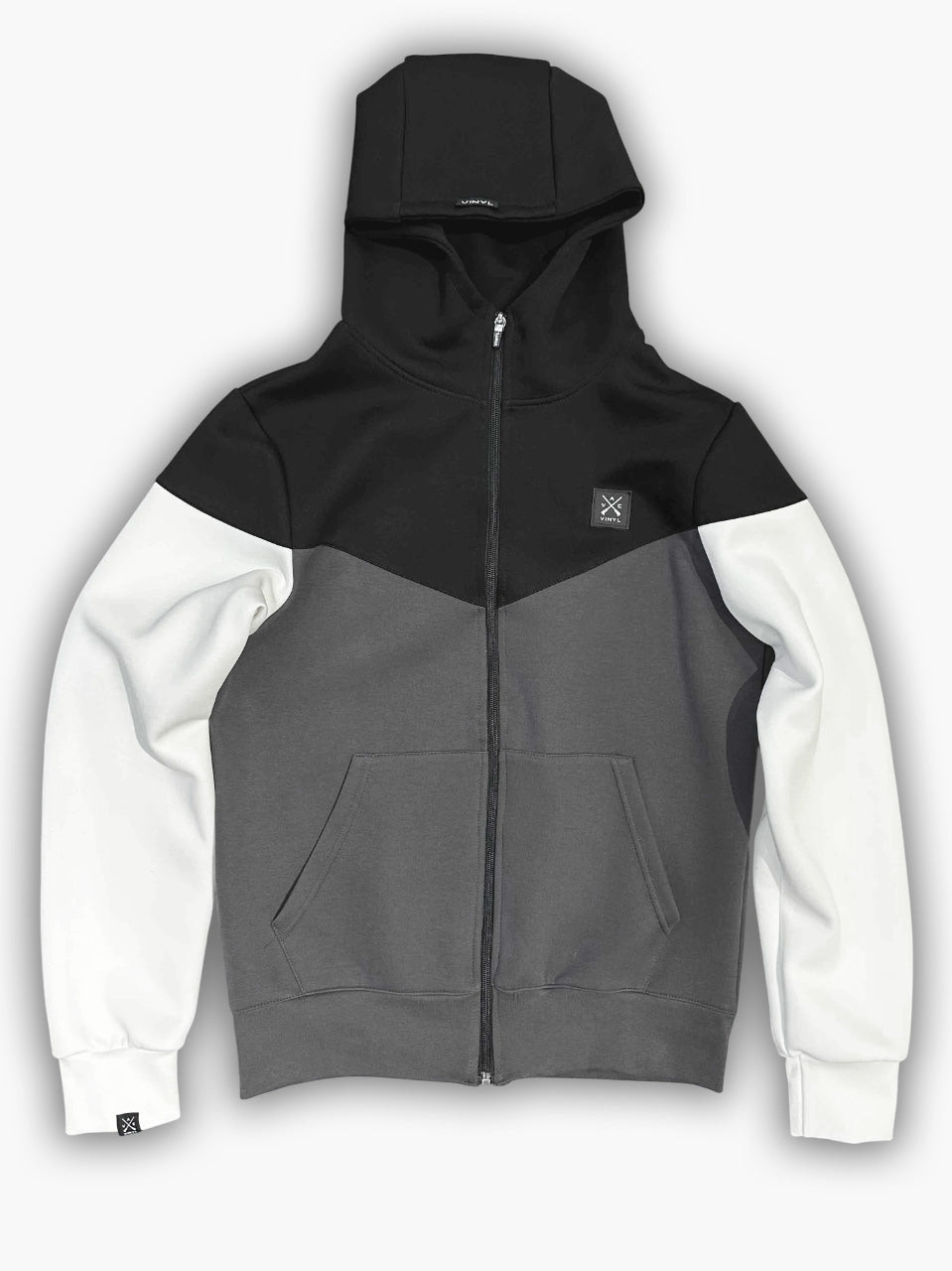 Vinyl jacket technical sweatshirt multicolor polyester regular fit - tech premium fabric multicolored jacket