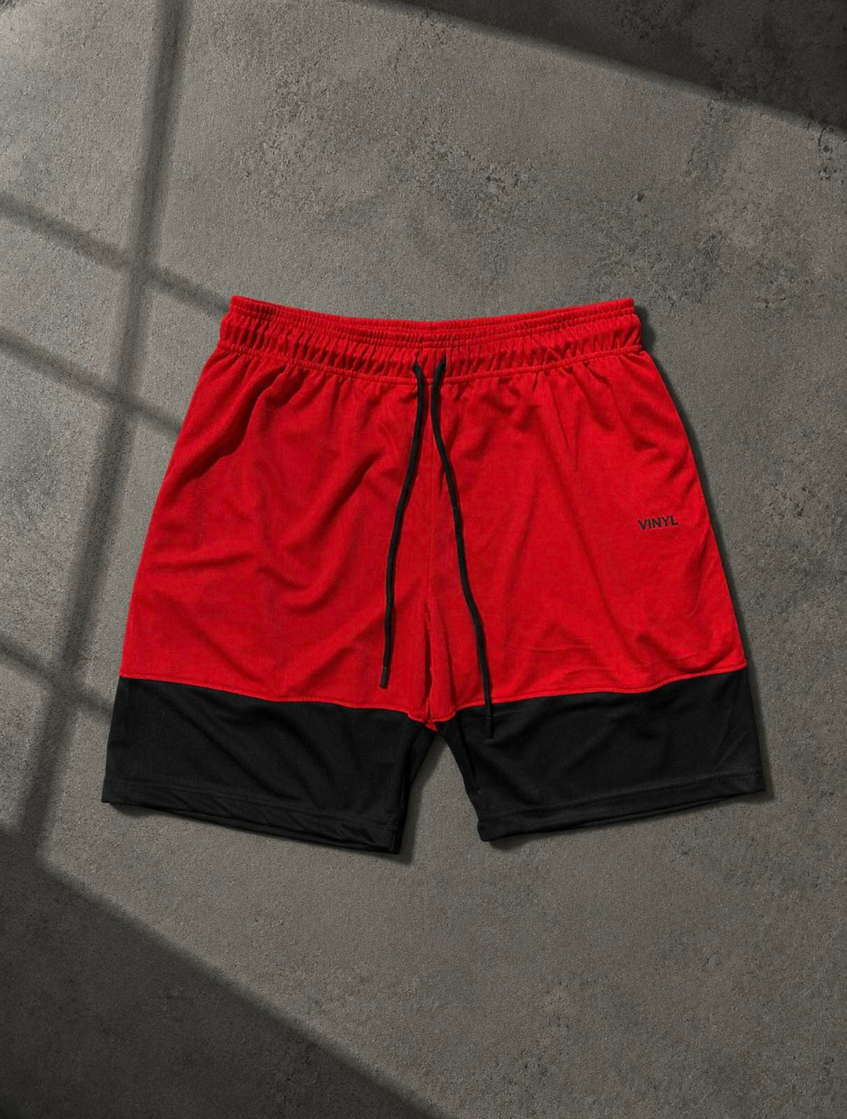 Urban pulse shorts red/black - relaxed fit
