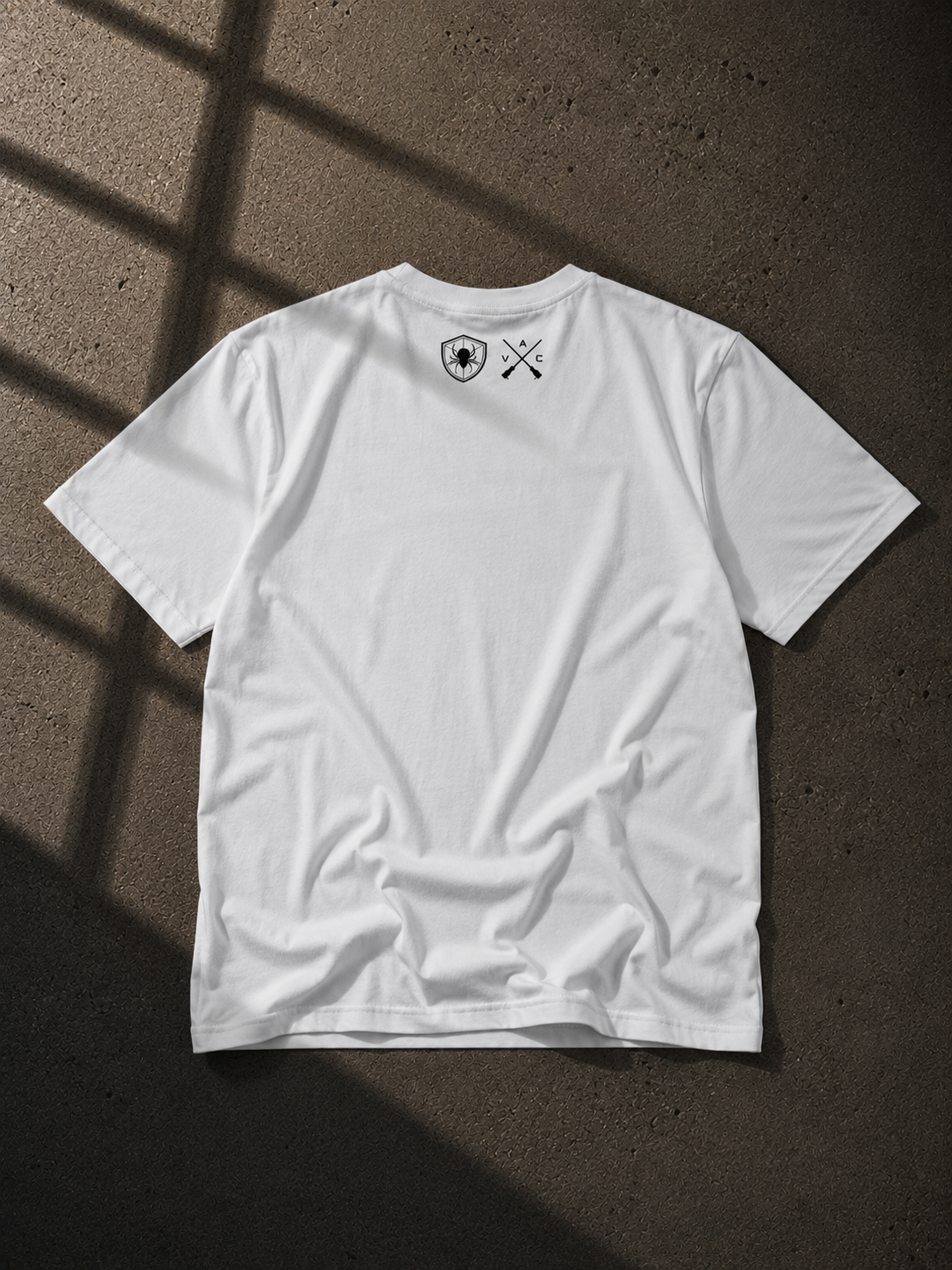 B.P. Spider Logo - white