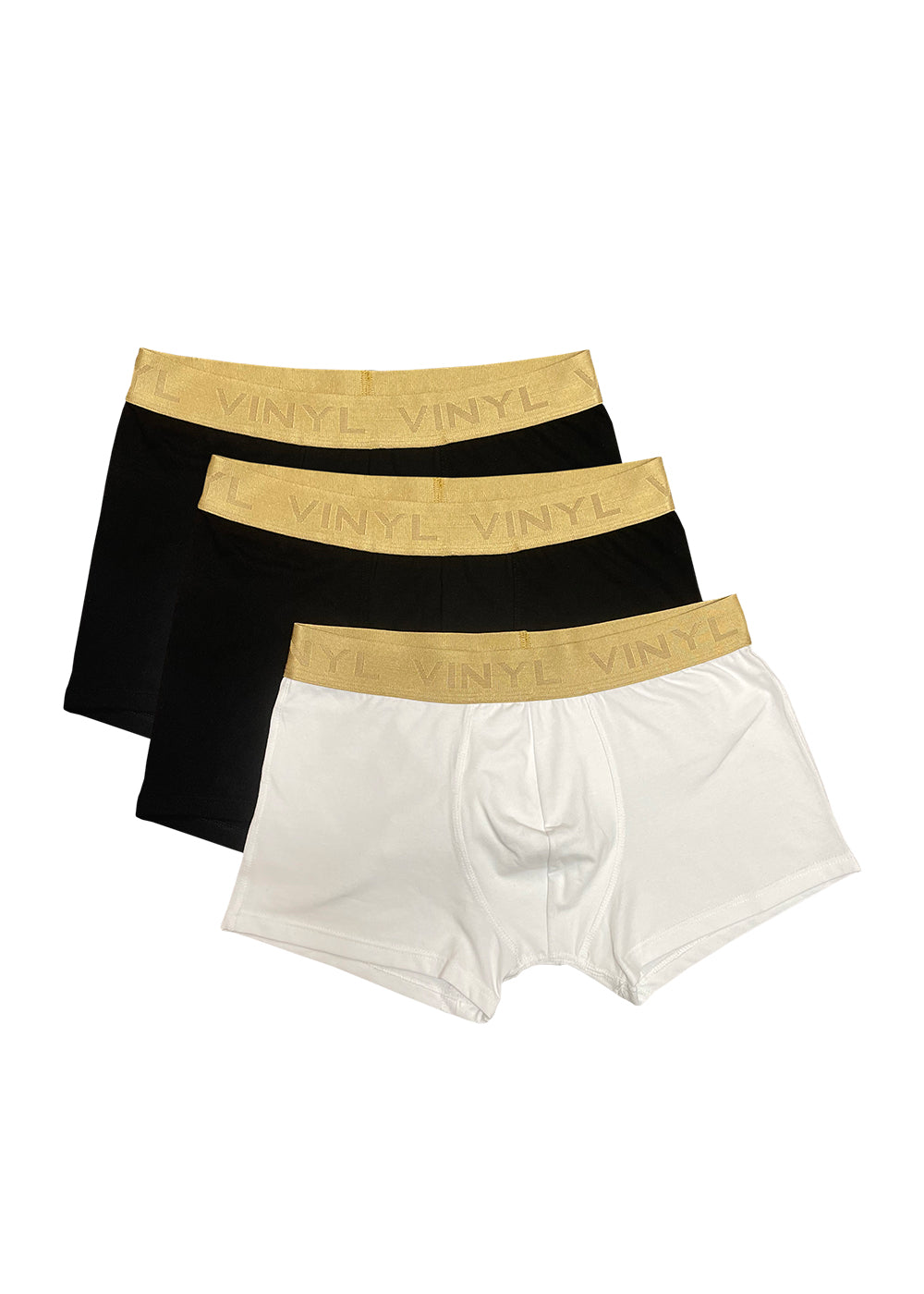 Boxers 3 Pack gold black/white - regular fit