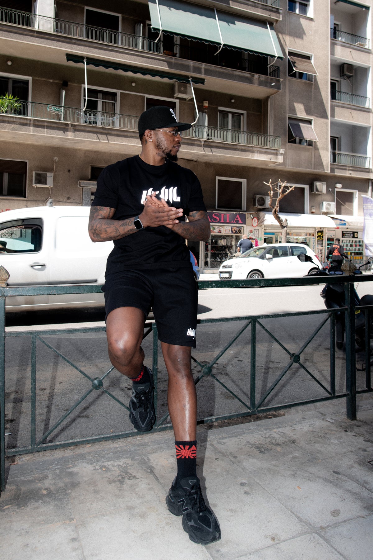 Element beat shorts black - regular fit