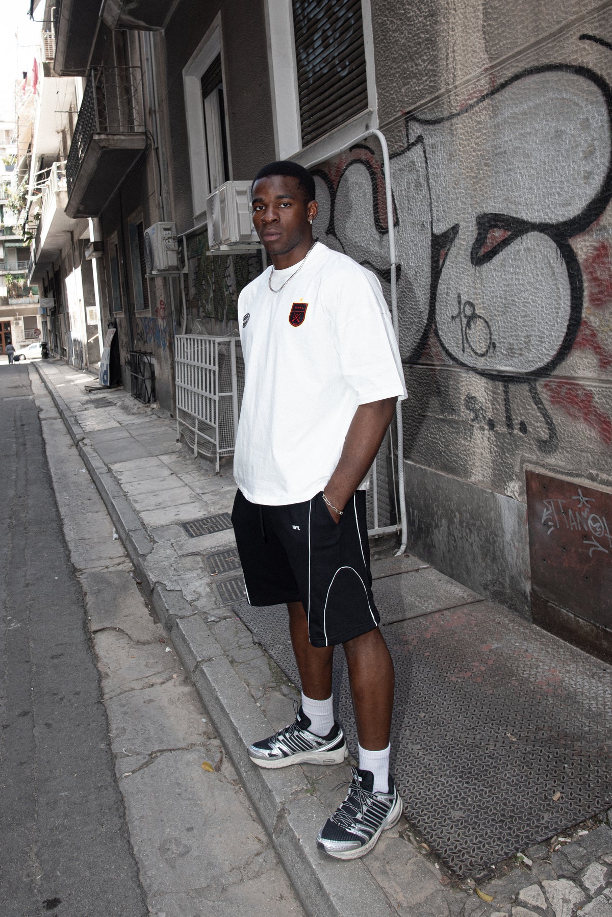 Prime horizon t-shirt white - oversized fit