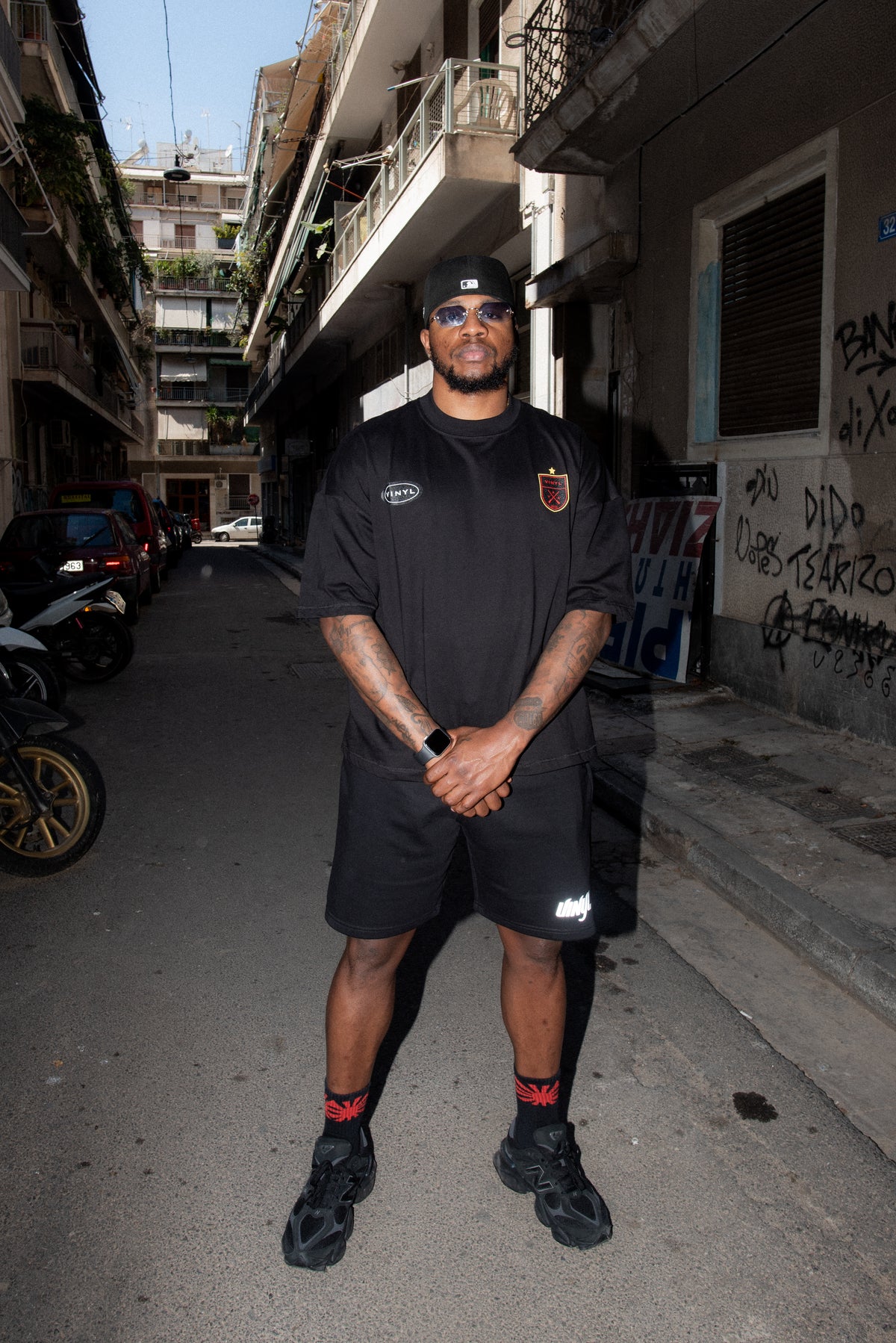 Prime horizon t-shirt black - oversized fit