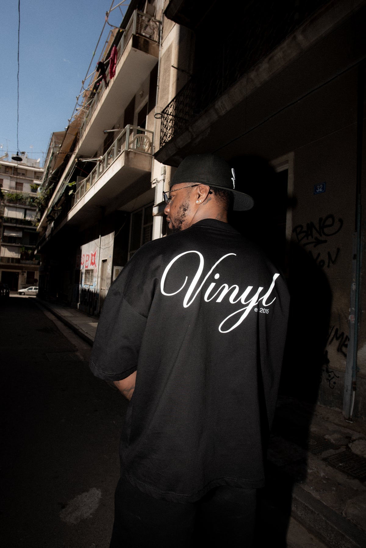 Prime horizon t-shirt black - oversized fit