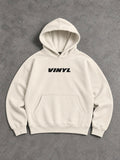 Classic printed hoodie white