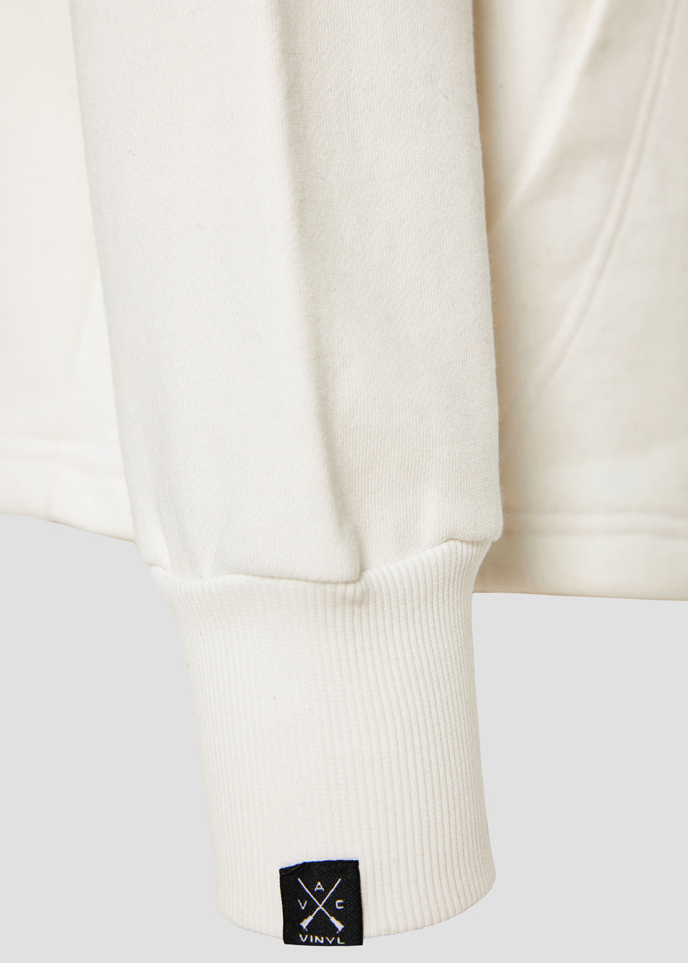 Vinyl jacket white premium cotton oversized - signature move jacket
