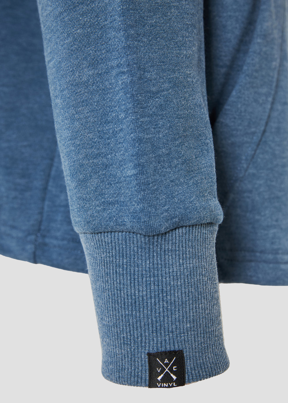 Vinyl jacket blue premium cotton oversized - signature move jacket