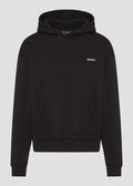 Vinyl φουτερ μαυρο  cotton oversized - emblem hoodie