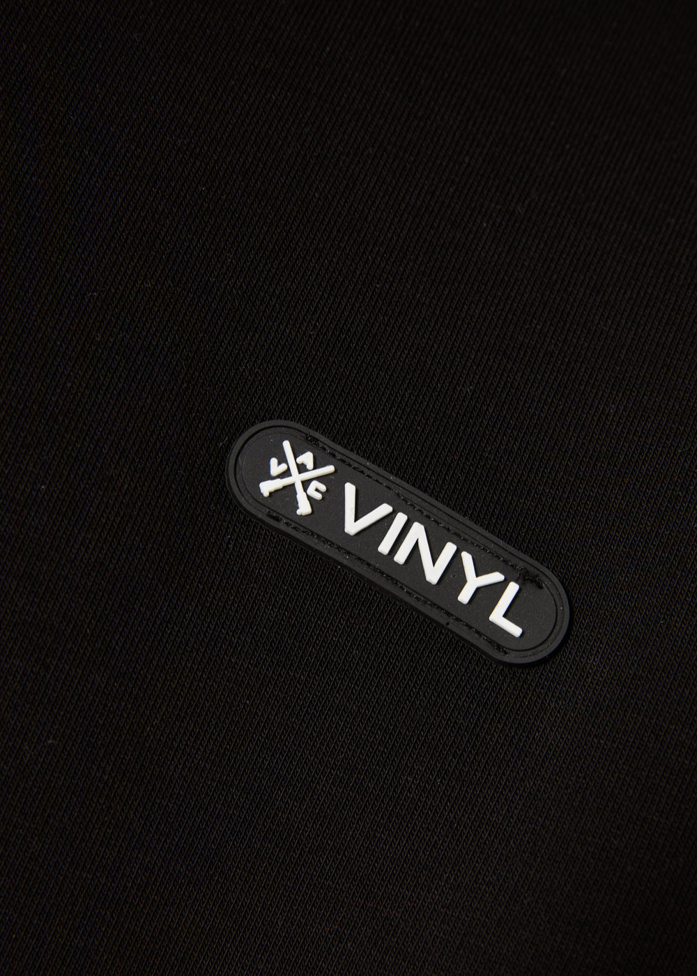 Vinyl σετ φορμας μαυρο cotton oversized fit - emblem black set