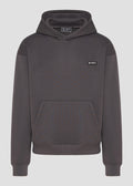 Vinyl φουτερ γκρι cotton oversized - emblem hoodie
