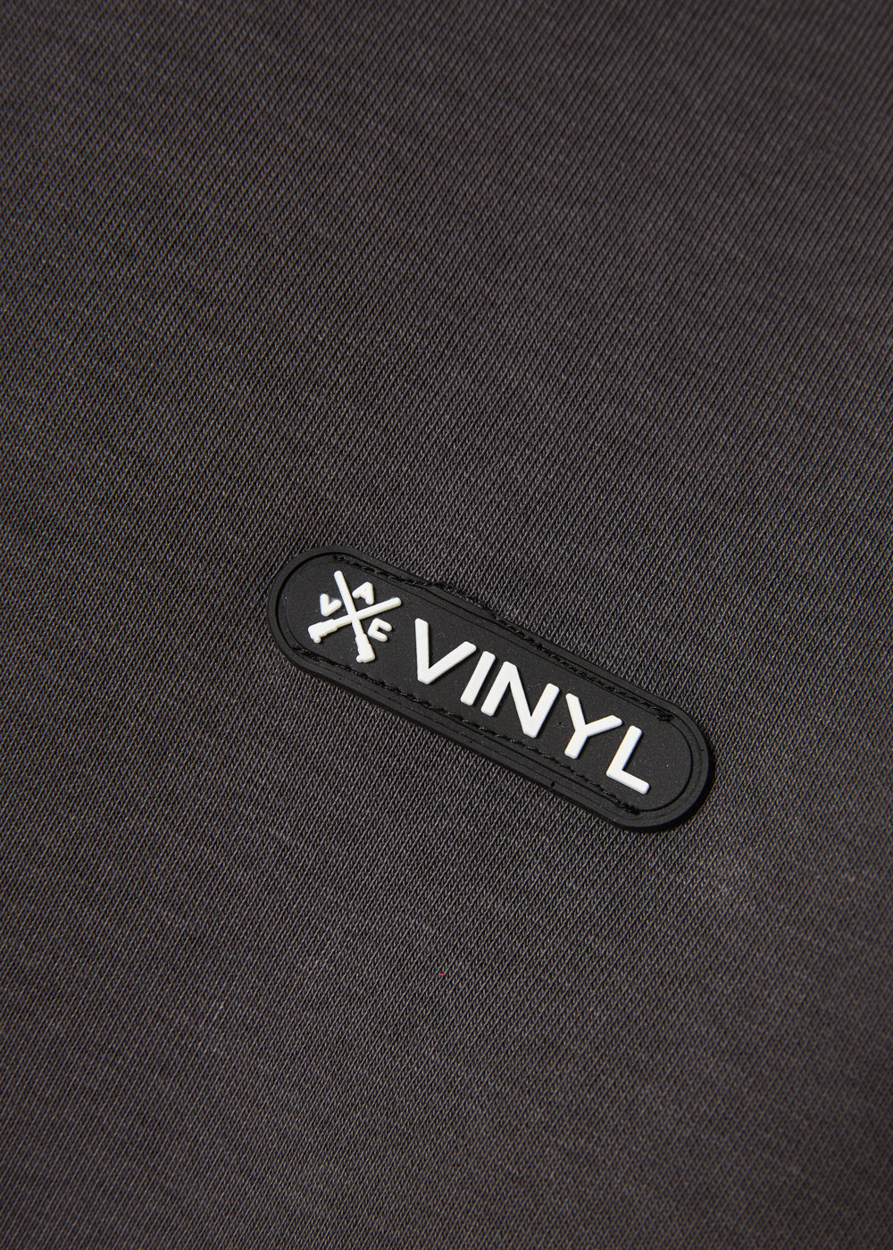 Vinyl σετ φορμας γκρι cotton oversized fit - emblem grey set
