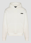 Vinyl sweatshirt white cotton oversized - emblem hoodie