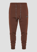 Vinyl φορμα παντελονι καφε μονόχρωμο cotton regular fit - core sweatpants