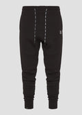Vinyl φορμα παντελονι μαυρο μονόχρωμο cotton regular fit - core sweatpants