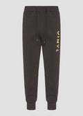 Vinyl φορμα παντελονι γκρι με τυπωμα cotton regular fit - cracked gold sweatpants