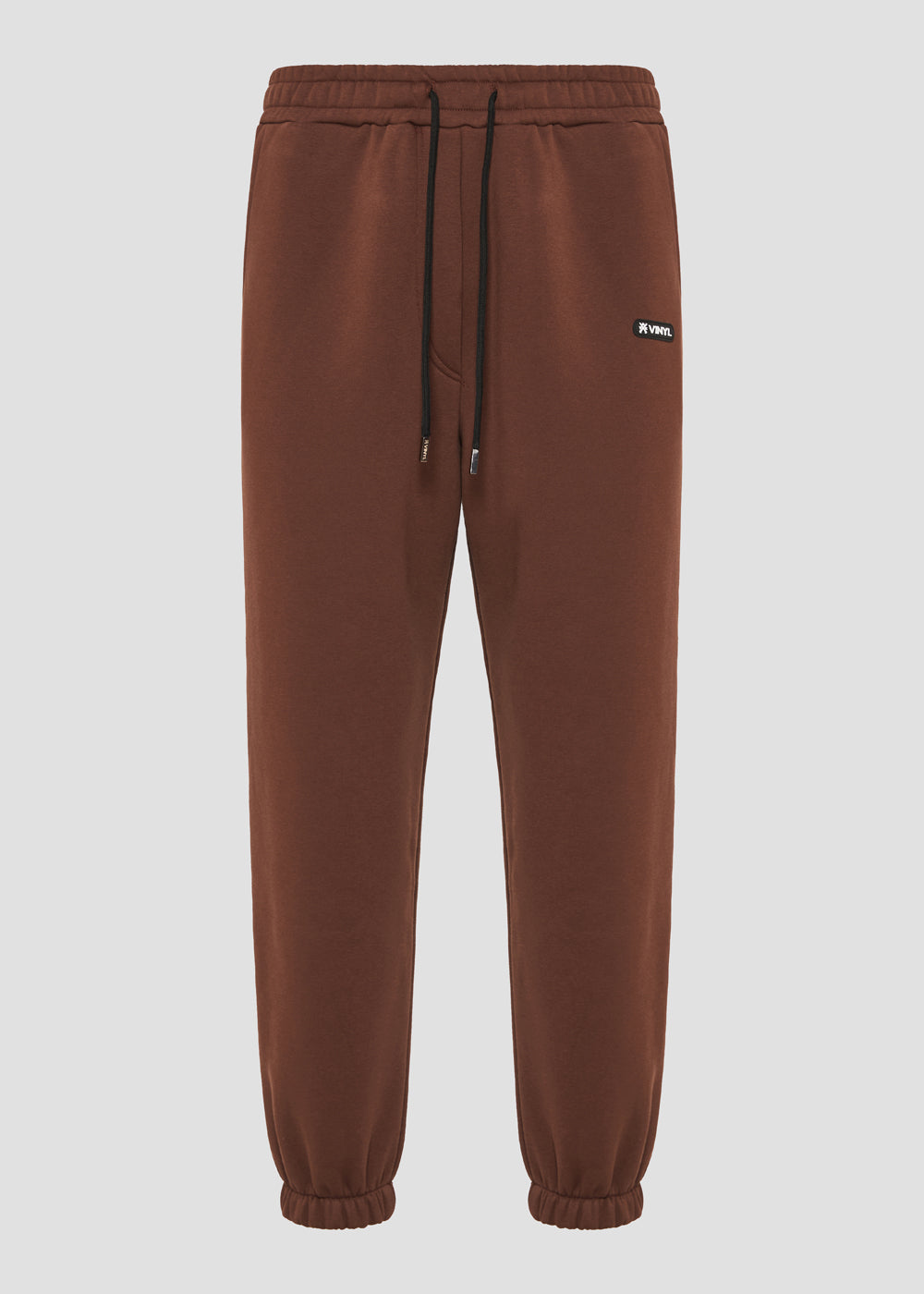 Vinyl σετ φορμας καφε cotton oversized fit - emblem brown set