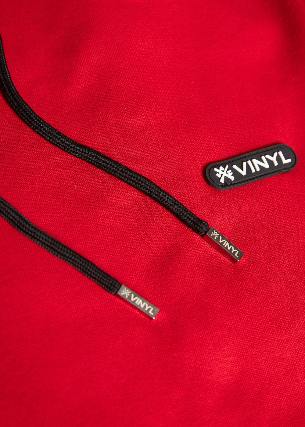 Vinyl σετ φορμας κοκκινο cotton oversized fit - emblem red set