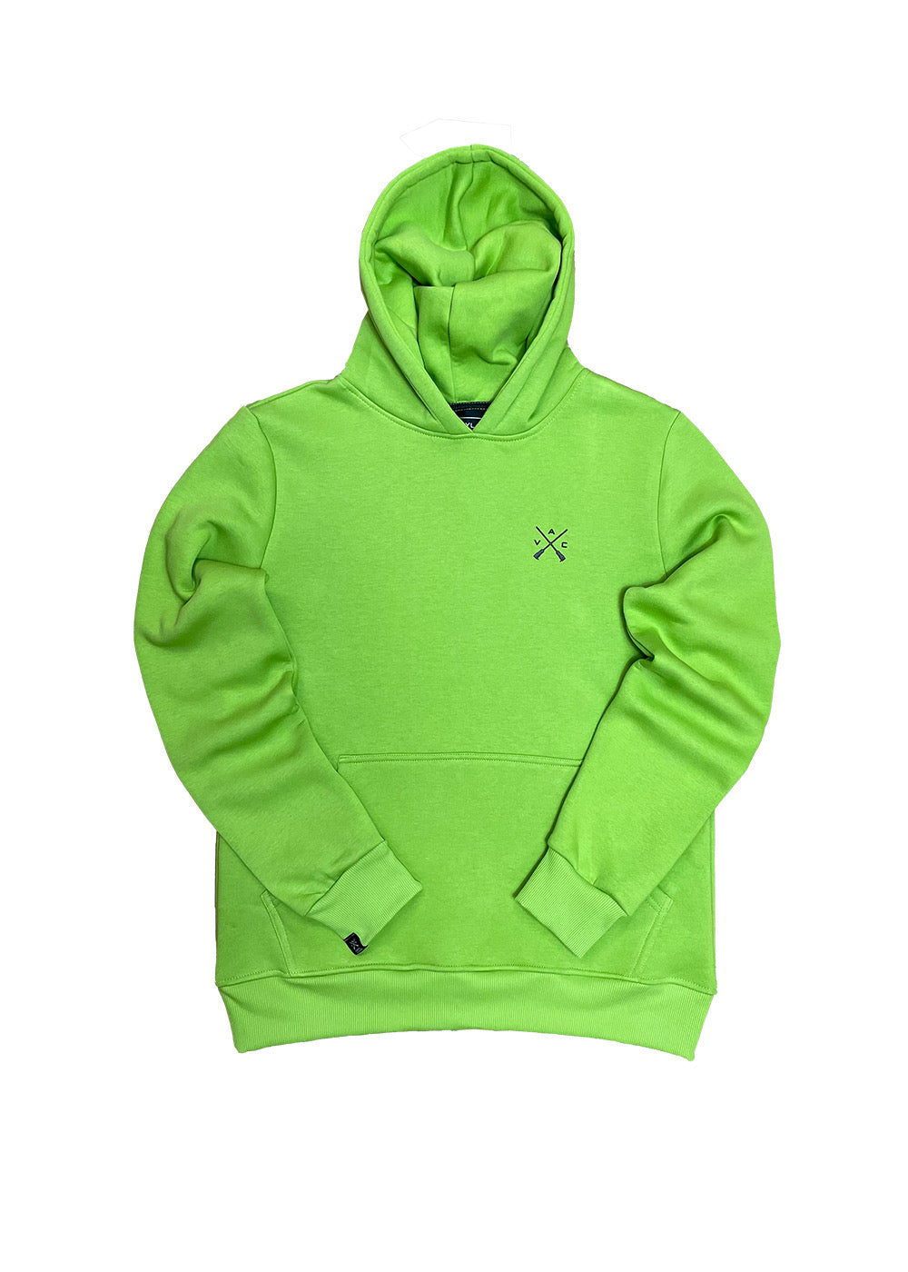 Vinyl sweatshirt with green print cotton regular fit for men