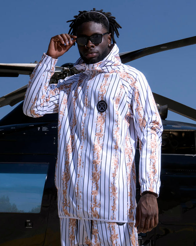 Vinyl printed polyester regular fit men's cardigan